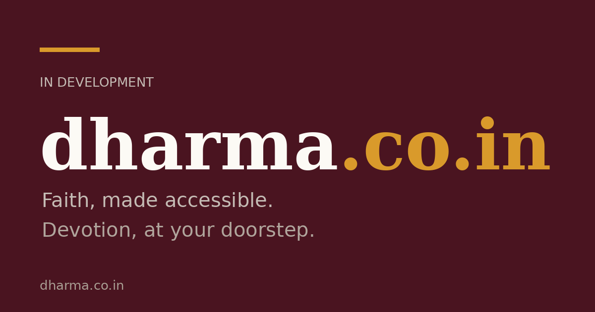 Link preview image for dharma.co.in